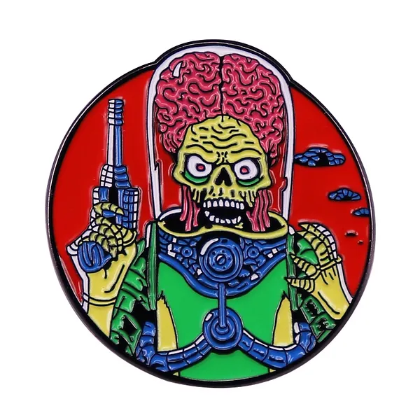 Foto del pin Cerebro Alien Rebel