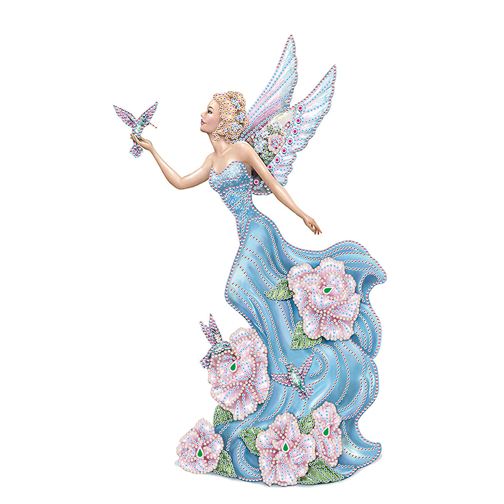 

Dress Wings Angel Lady-Special Shape Diamond Painting-30*50CM, 501 Original