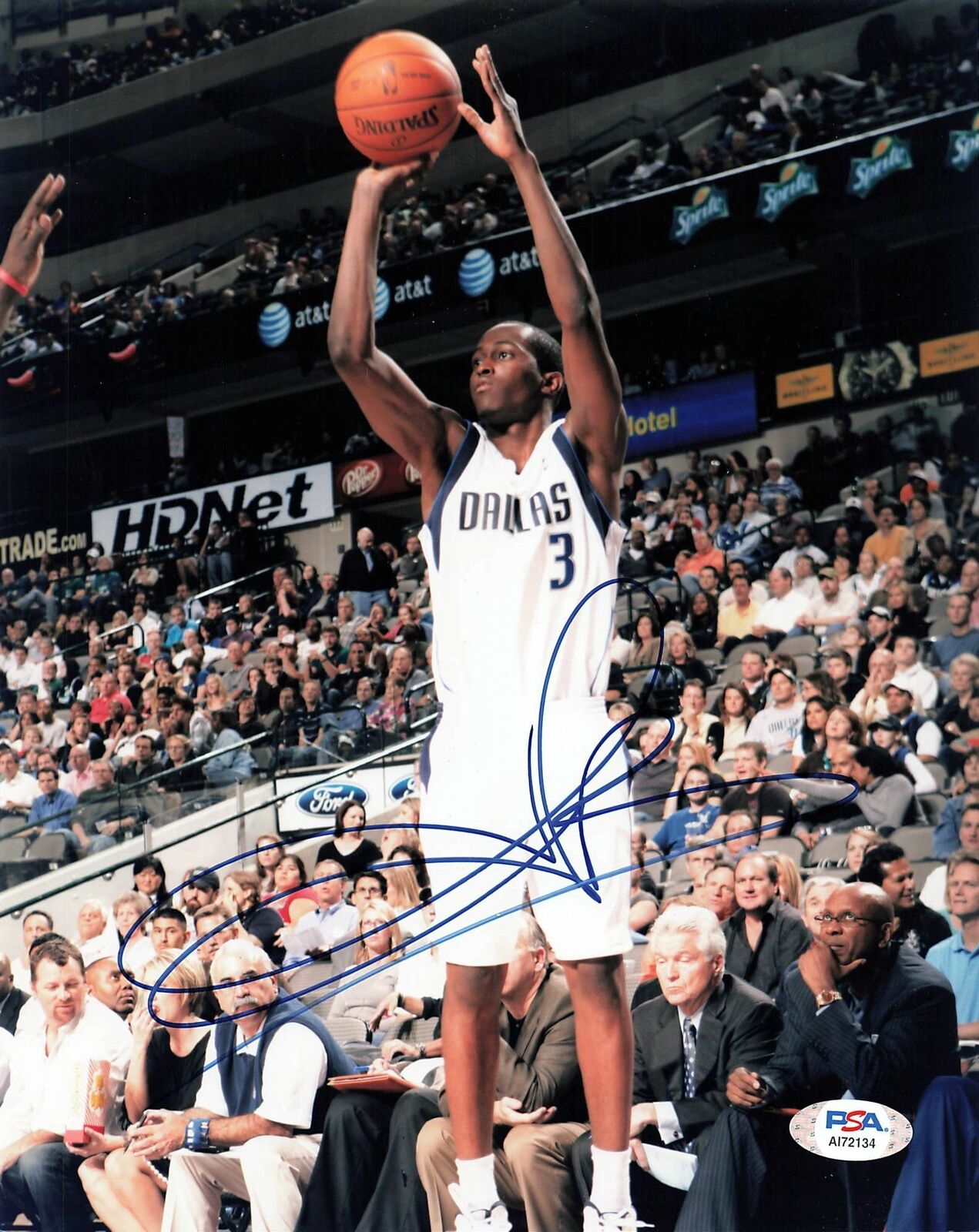 Rodrigue Beaubois signed 8x10 Photo Poster painting PSA/DNA Dallas Mavericks Autographed