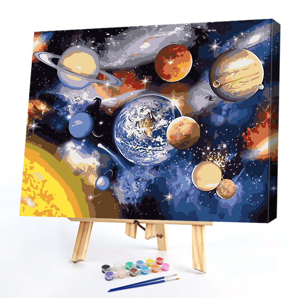 

50*40CM Paint By Numbers-Dream Planet, 501 Original