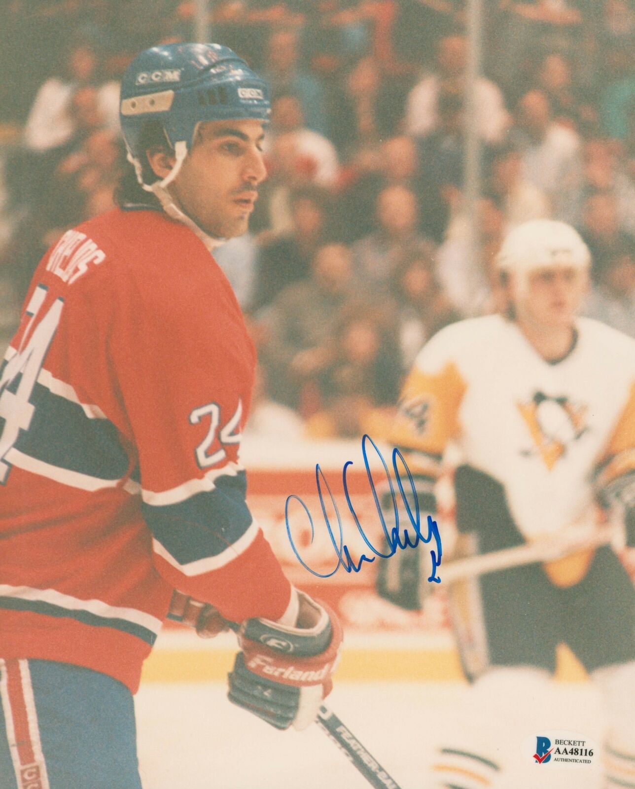 Canadiens Chris Chelios Authentic Signed 8x10 Photo Poster painting Autographed BAS #AA48116