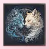 Tai Chi Yin Yang Cat - 14CT Stamped Cross Stitch - 40*40cm