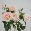 Real Touch Moisture 3 Stems Rose Luxe Artificial Flower