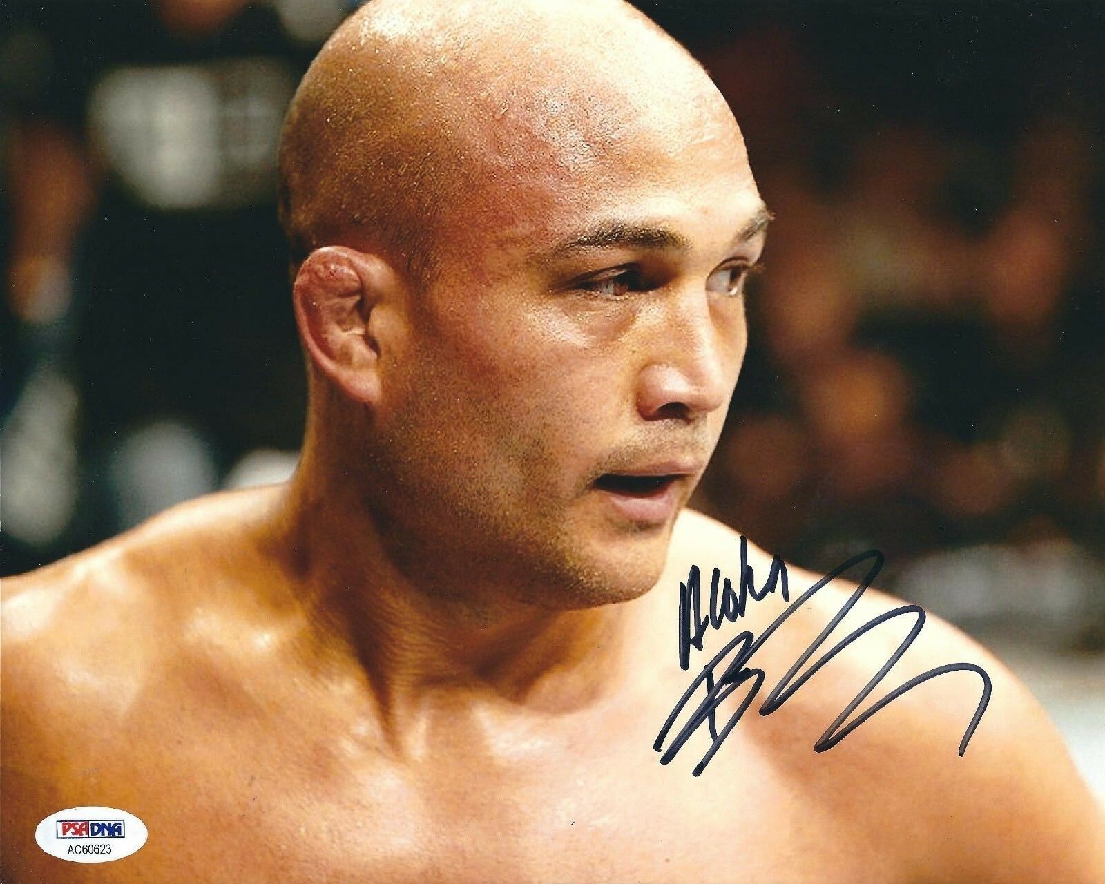 B.J. Penn Signed UFC 8x10 Photo Poster painting *UFC Welterweight Championship PSA AC60623