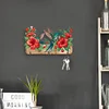 Wooden Hummingbird Flower Special Shape Diamond Painting Hanging Hooks for Decor