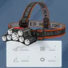 7LED Flashlight USB Rechargeable 4 Modes Outdoor Camping Cycling Head Light