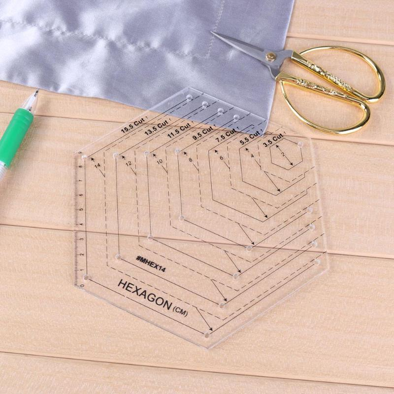 4Pcs Quilting Ruler Set