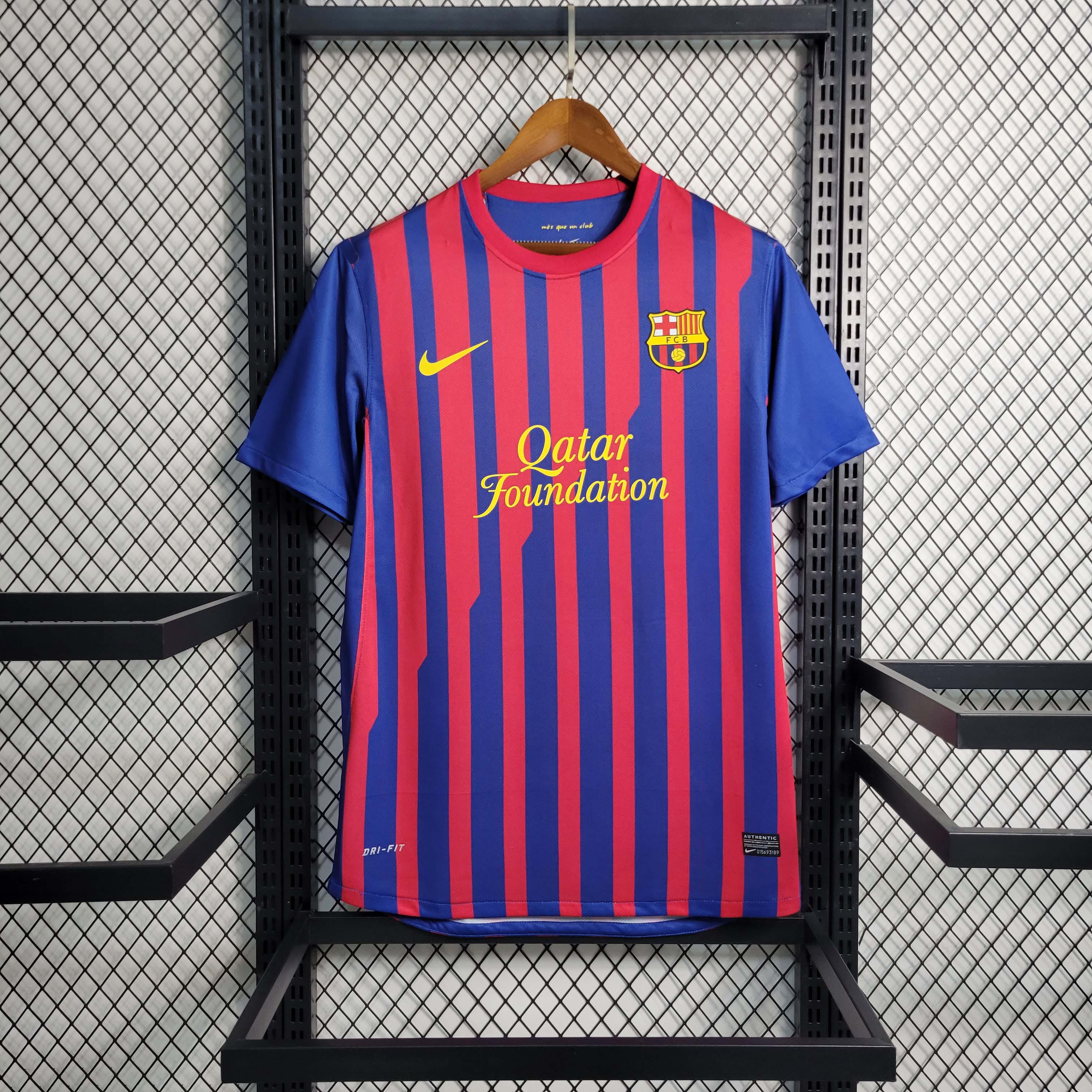 2011-2012 Retro Barcelona Home Football Shirt 1:1 Thai Quality- Maxi Kit