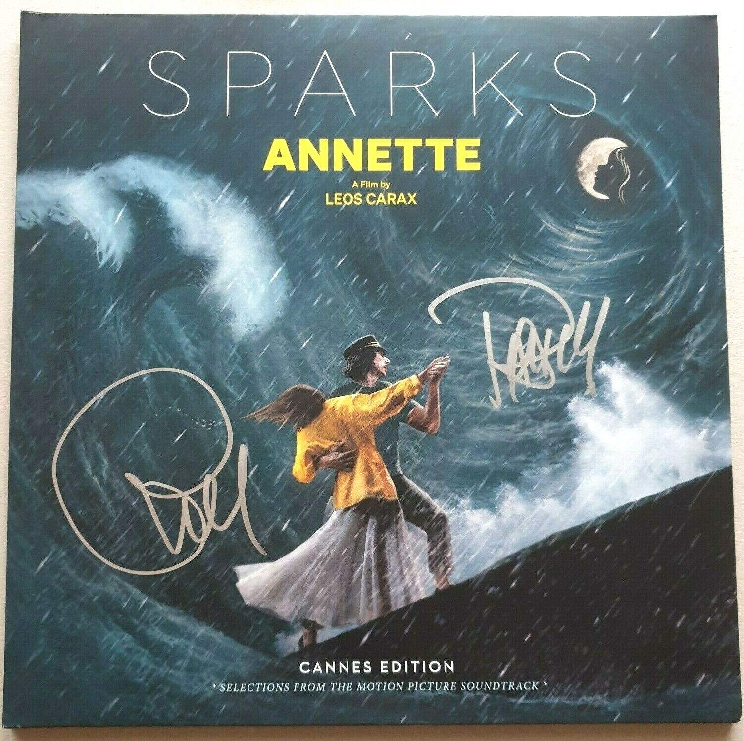 SPARKS - ANNETTE OST LP In-Person Signed Autographed Vinyl LP Ron Russell Mael