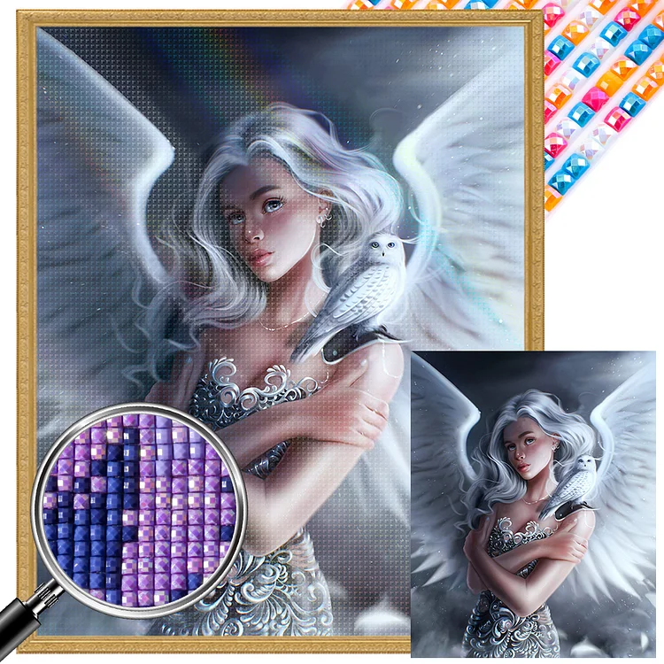 Angel Girl 40*50CM (Canvas) Full Square Drill Diamond Painting gbfke