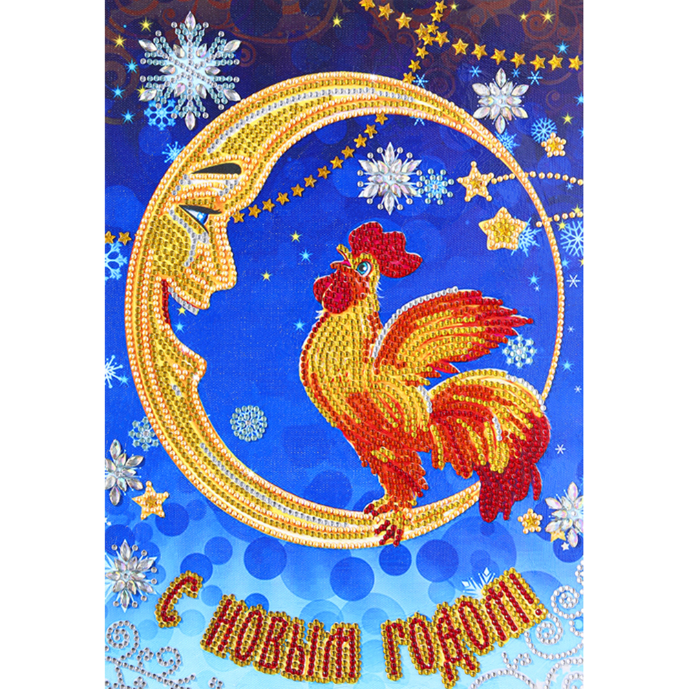 

Rooster - Special Shaped Diamond Painting - 30*40CM, 501 Original