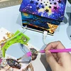 Outil d’aide au diamant portable aspirateur stylo de peinture au diamant kit (chat du ciel étoilé)