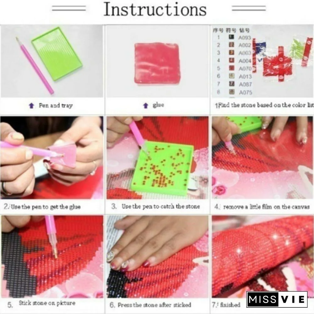 5d Diamond Painting Christmas Party DIY Diamond Embroidery Santa Claus Full Square Drill Cartoon Picture of Rhinestone Painting