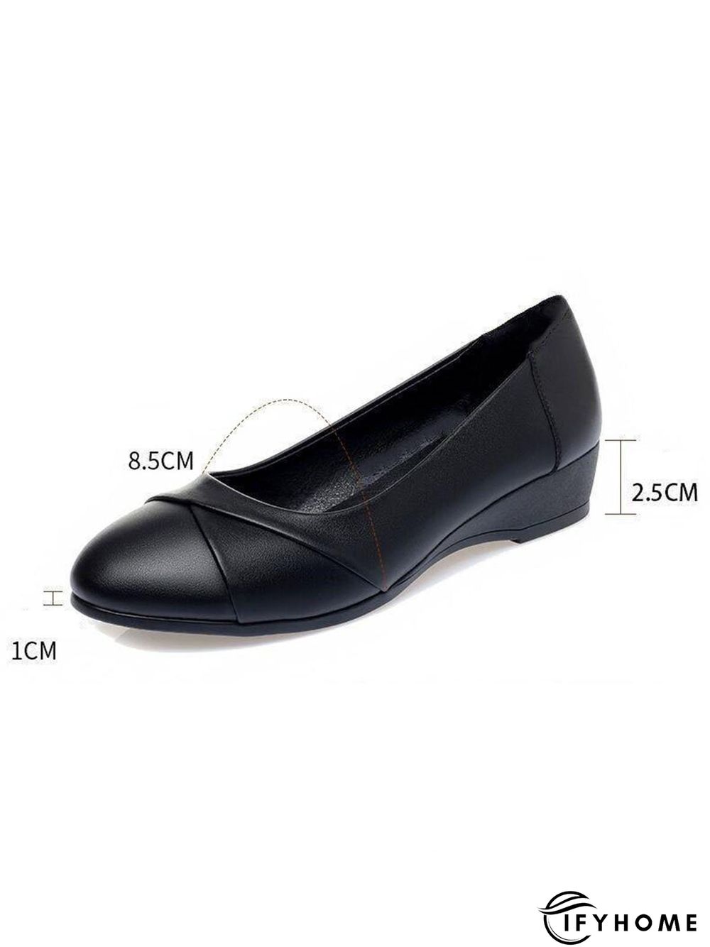Black Comfort Soft Wedges | IFYHOME