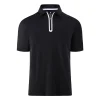 Men's Zipper Sports Polo