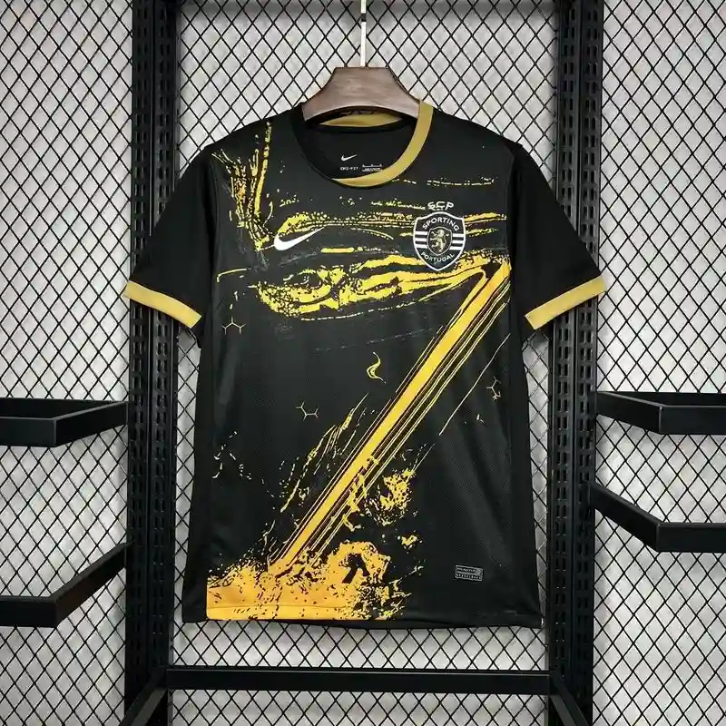 24/25 Sporting Lisbon Soccer Jersey Second Away