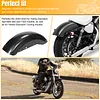 [US Local Warehouse] Fit For Harley 2004-2024 Sportster 883 1200 Carbon Fiber Rear Fender 25 Inch