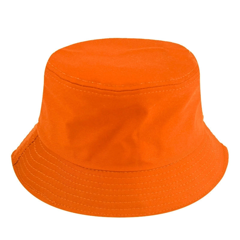 Solid Color Fisherman Hat Solid Color Light Board Pure Cotton Basin Hat Female