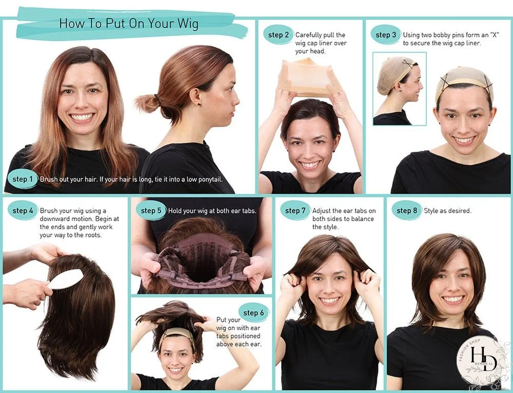 New Women's Black Medium Split Short Curly Bobo Hair Cover