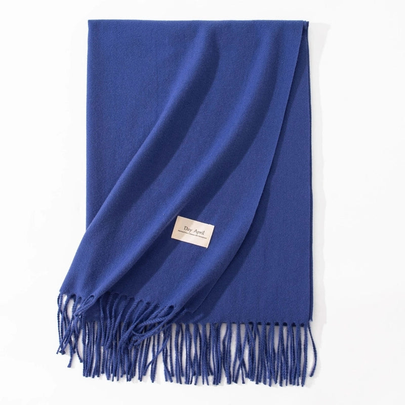 Scarf Winter Warm Windproof Shawl Women’s High-end Korean Style Women’s Cashmere Scarf