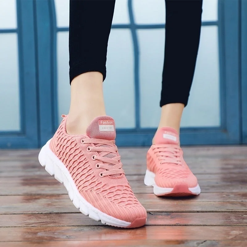 Womens Casual Running Shoes Breathable 2020 Knit Sneakers for Ladies Ultra Lightweight Sports Shoes Tennis Shoes Woman Sneakers