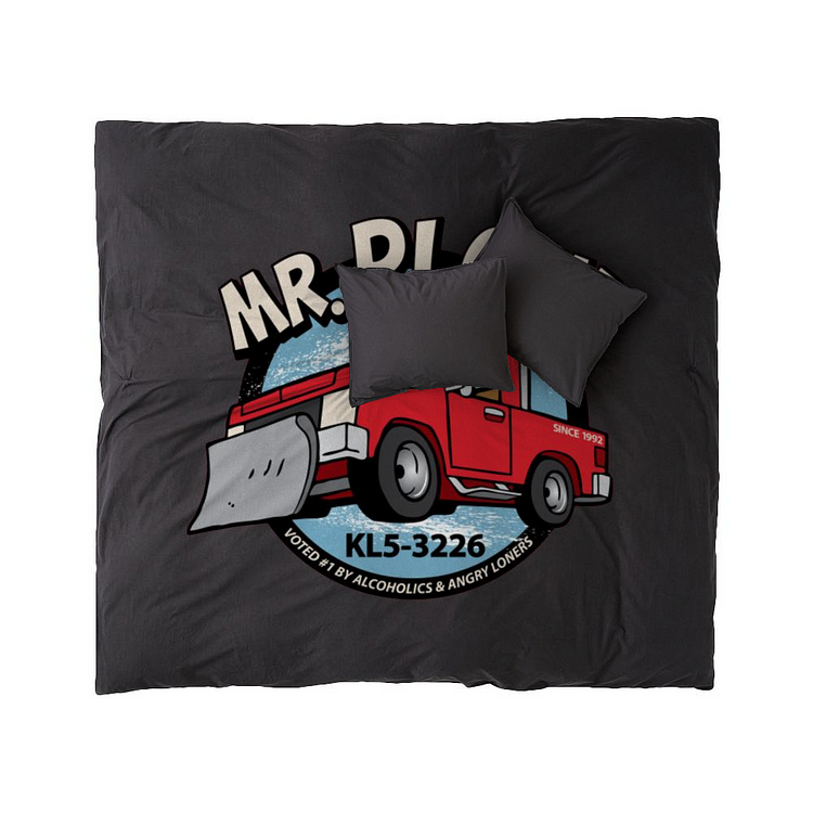Mr Plow Truck, The Simpsons Duvet Cover Set