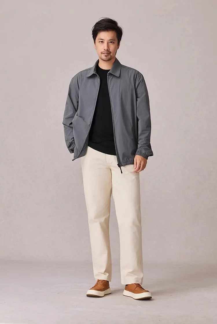 Breathable Lightweight Jacket for Men UPF Sun Protection & Commuting