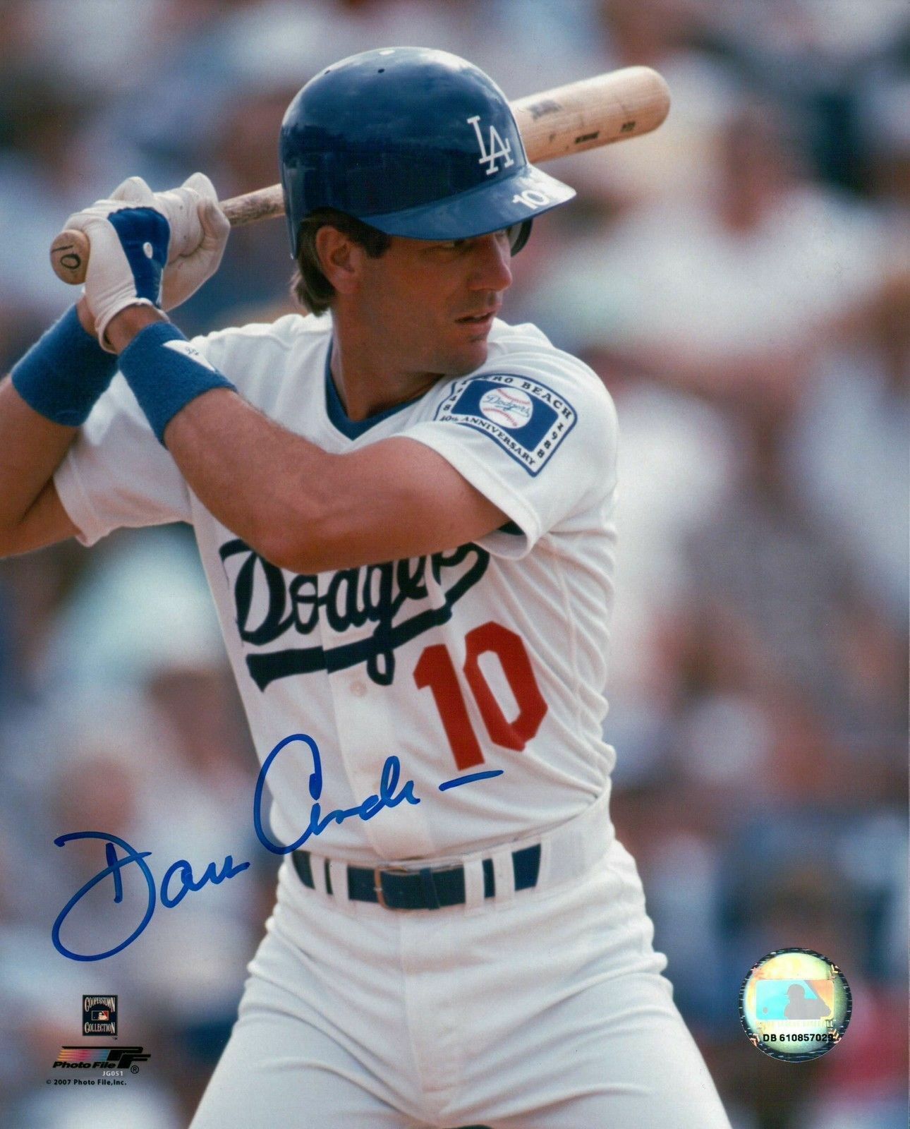 Dave Anderson Signed 8X10 Photo Poster painting Autograph Los Angeles Dodgers Auto COA