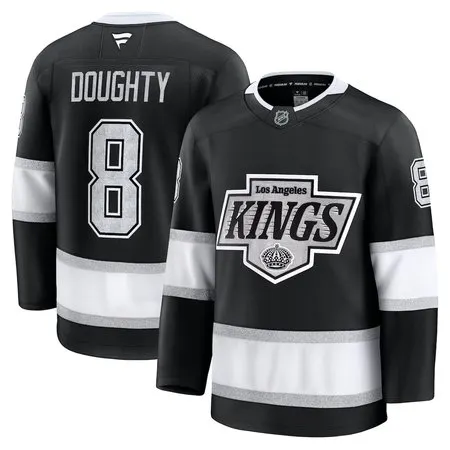 Youth Los Angeles Kings #8 Drew Doughty  Black Home Jersey