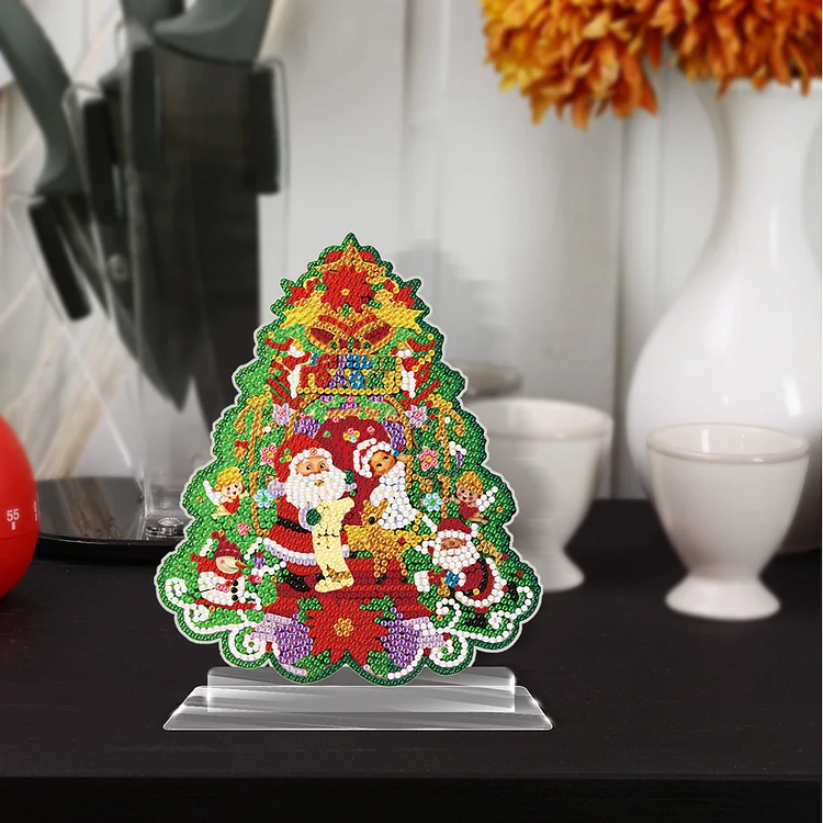 5D DIY Christmas Diamond Painting Ornament Xmas Tree Diamond Art