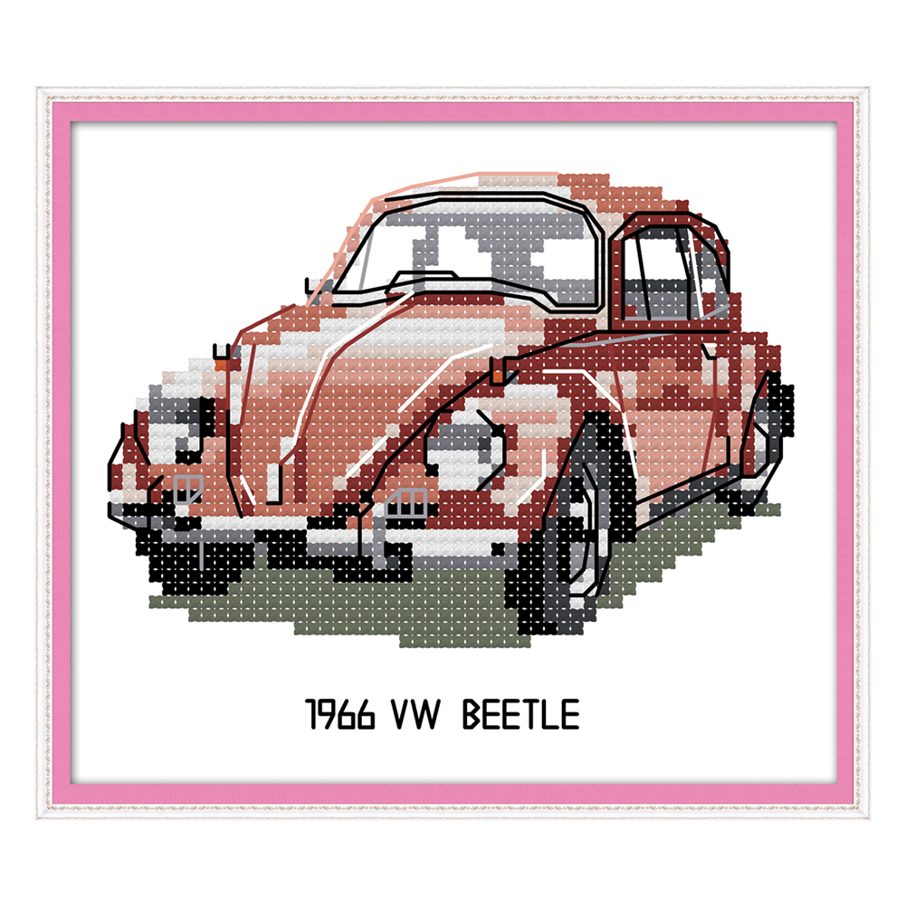 

15*14CM - 14CT Stamped Cross Stitch-Vehicle, 501 Original
