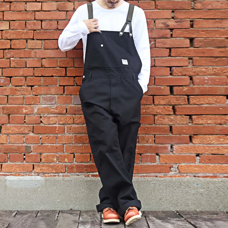 American Style Loose Straight Military Uniform Duck Overalls