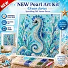 Framed Haima - Pearls Painting Kit DIY Diamond Painting Pearl Dot Crafts 20x20CM