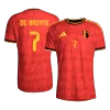 DE BRUYNE #7 Belgium Home Player Version Jersey World Cup 2026