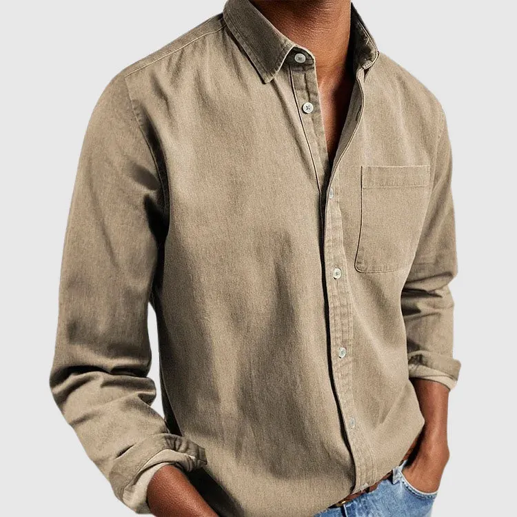 Men's Essential Cotton Shirt &ndash; Classic Collar Everyday Wear &ndash; view 2