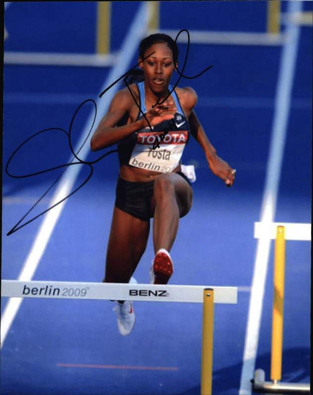 Sheena Tosta authentic signed olympics 8x10 Photo Poster painting W/Cert Autographed 06