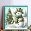 (Counted/Stamped)Christmas Snowman-11CT Cross Stitch 40*40cm