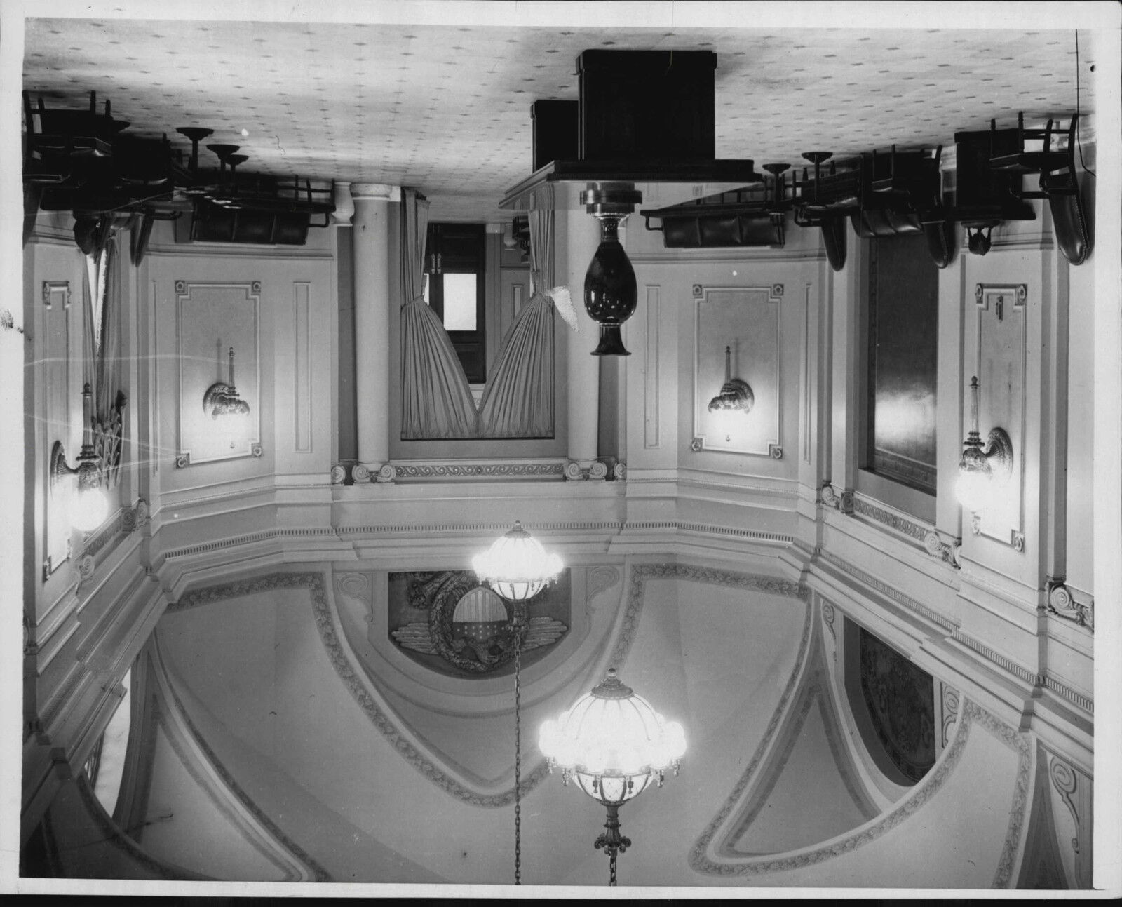 1939 Presidential Reception Room at Union Station Washington Press Photo Poster painting