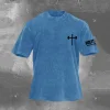 Philippians 4:13 Washed Cotton Gym T-shirt by Inlyline