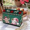 (US Local)DIY Elk Diamond Art Wooden Coin Pouch with Chain 5D Diamond Painting Purse
