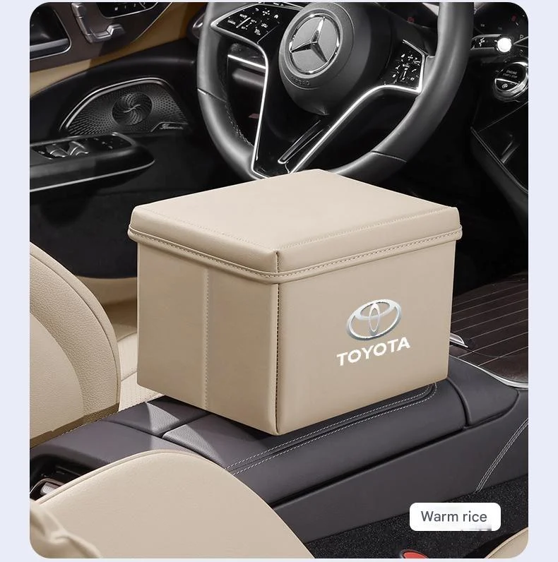Car Leather Folding Storage Box