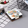 Diamond Painting PU Gnome Note Box with 160 Sheets Paper Memo Pad Holder Kit