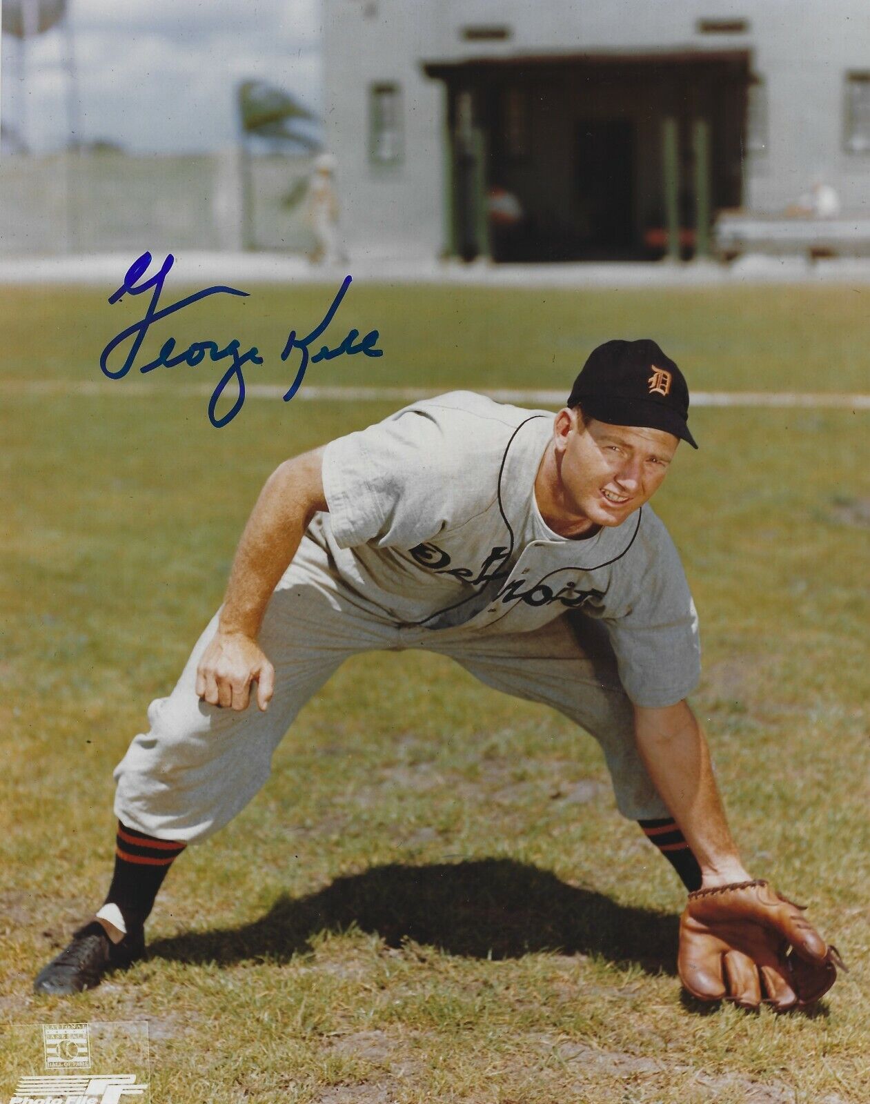 Autographed GEORGE KELL 8x10 Detroit Tigers Photo Poster painting With COA