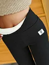 Winter Thickened Warm Leggings Fleece Lined High Waist Women's Leggings