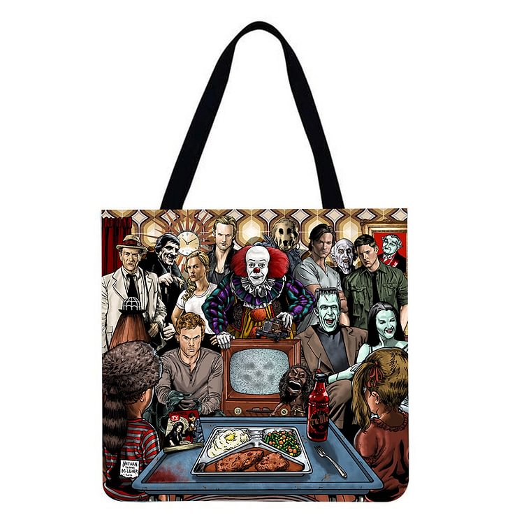 Horror Movie Character - Linen Tote Bag