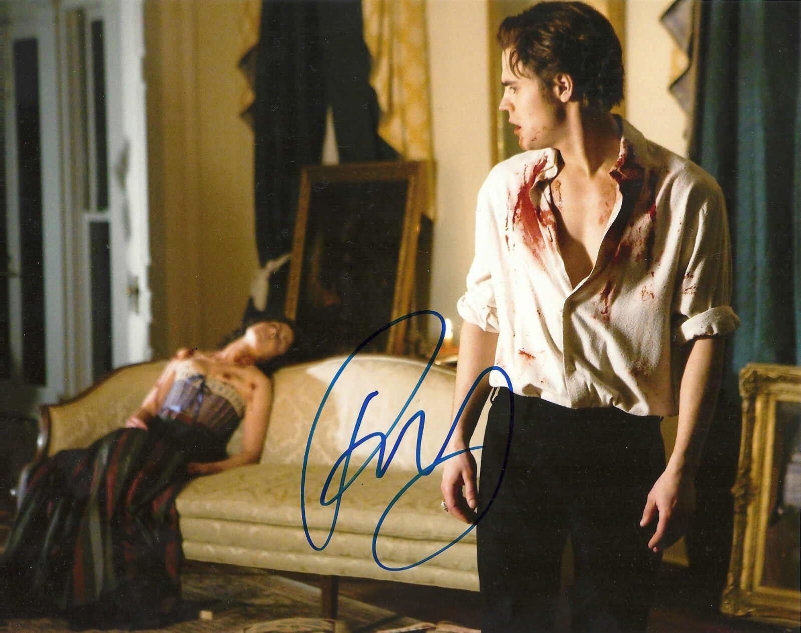 PAUL WESLEY 'THE VAMPIRE DIARIES' STEFAN SALVATORE SIGNED 8X10 PICTURE 4