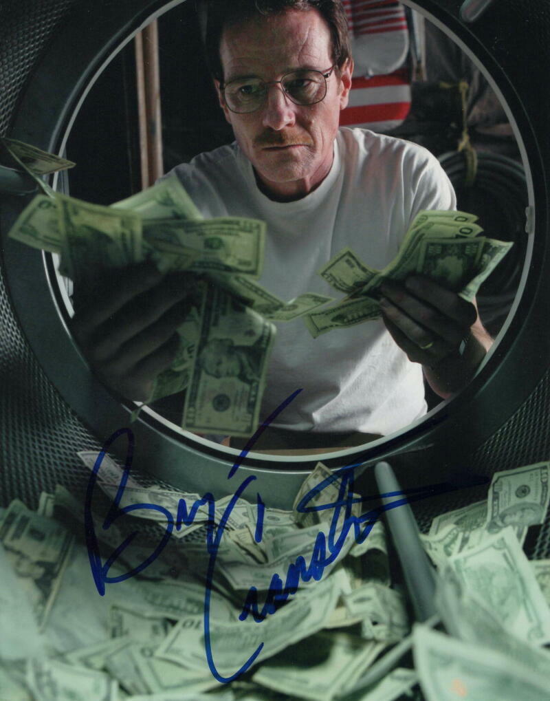 BRYAN CRANSTON SIGNED AUTOGRAPH 8x10 Photo Poster painting - WALTER WHITE, BREAKING BAD SEINFELD