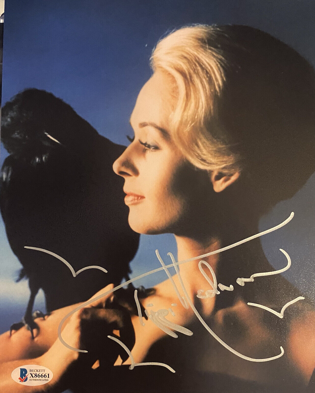 Tippi Hedren The Birds Signed Autographed 8x10 Photo Poster painting Beckett Can No Longer Sign