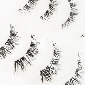 Aprileye Fox series oblique flying 5 pairs of light European and American whole little devil eyelashes female natural thick style