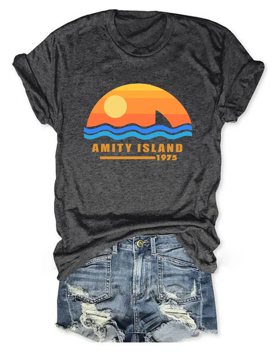 Jaws Amity 1975 T-shirt